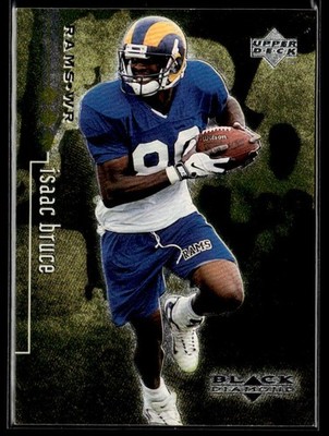 1998 Upper Deck Black Diamond #71 Isaac Bruce Triple Gold #/1500