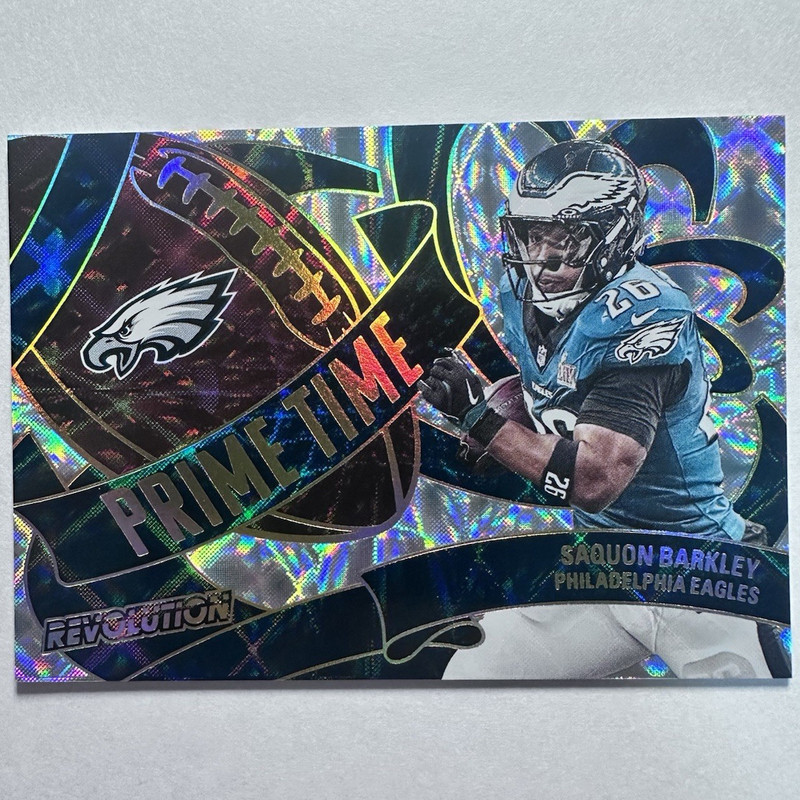 2025 Panini Revolution Saquon Barkley Prime Time Performers Case Hit SSP #6
