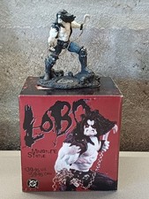mini resin statue lobo dc comics 