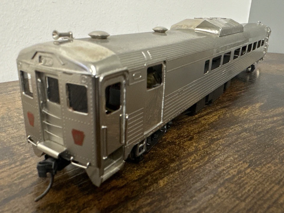NJ Custom Brass HO #DE-112  RDC-2 Rail Diesel Car - Pennsylvania RR - Needs TLC! - Image 3 of 4