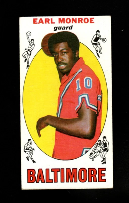 Earl Monroe Basketball Sports Trading Card Singles Baltimore