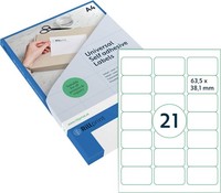 Rillprint Universal-Etiketten 63,5 X 38,1 Mm Transparent 525 Etiketten