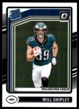Will Shipley 2024 Donruss Optic #298 Eagles Insert ? SEE SCAN! FREE SHIPPING