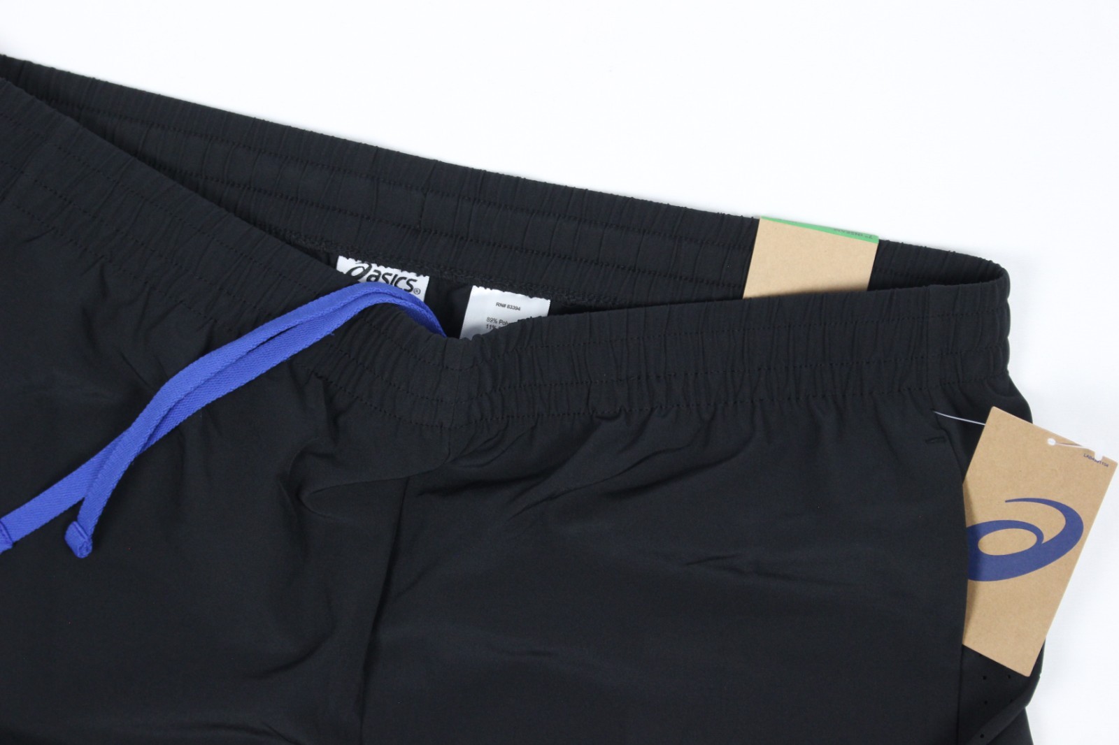 Asics Men's 7" Woven Shorts Placed Laser Cut XL Black Reflective Unlined thumbnail 4