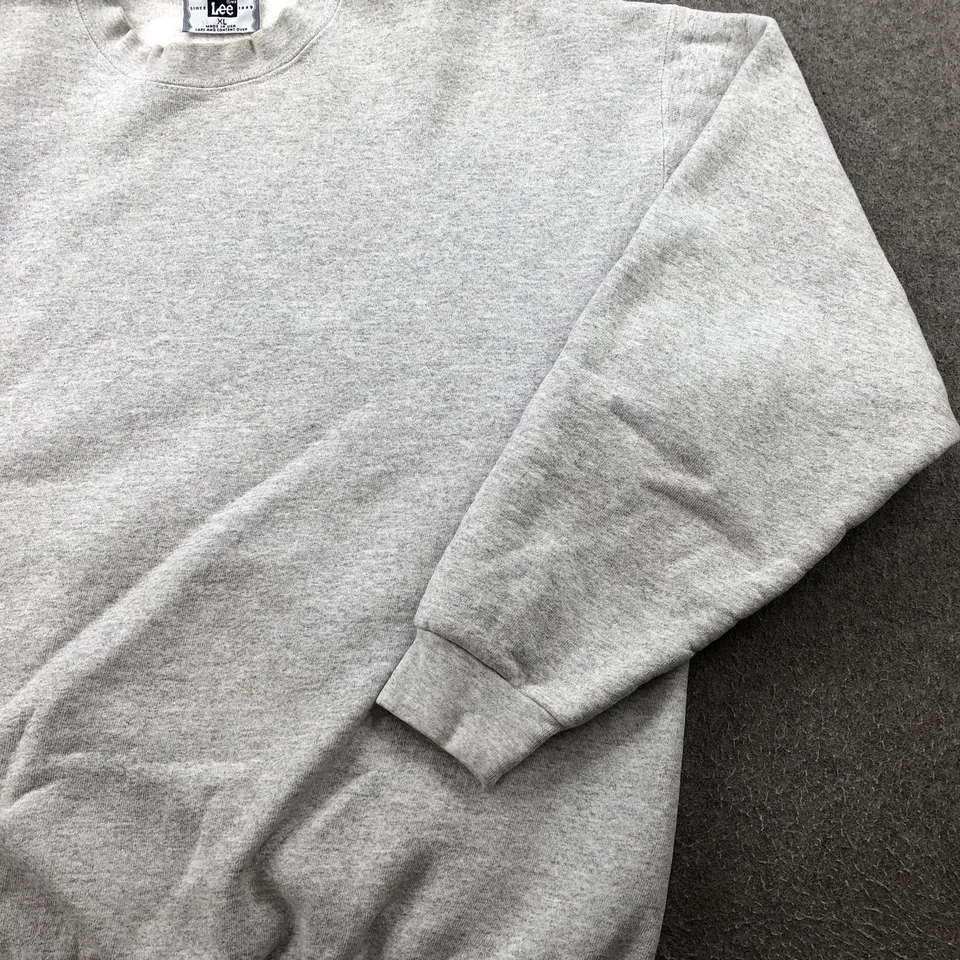 ВИНТАЖНЫЙ Lee толстовка мужской очень большой ультралегкий сделано в США Crewneck 90-х - Изображение 3 из 4