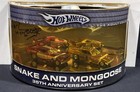 Hot Wheels Snake & Mongoose 35th Anniversary 2 Car Set Signed