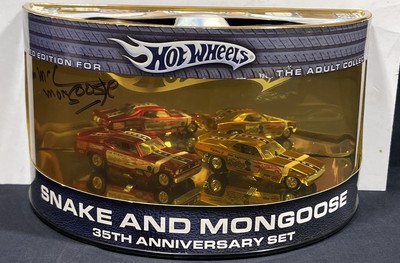 Hot Wheels Snake & Mongoose 35th Anniversary 2-Car Set Signed | eBay