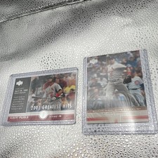 Upper Deck Albert Pujols 2001 Greatest Hits & Checklist Cardinals 2 Card Lot