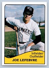 Joe Lefebvre 1979 TCMA West Haven Yankees Minor League Baseball Card
