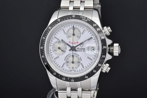 TUDOR 79260P Prince Date Chronotime Tiger Woods 7750 from Japan #024