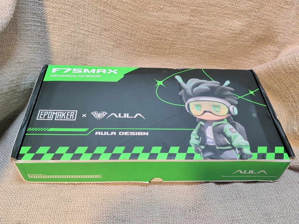 EPOMAKER X Aula F75 MAX kabellose mechanische Tastatur mit TFT-Display und Regler