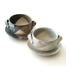 Stew bowl multi bowl pair ceramics stylish cute Japanese tableware design natura