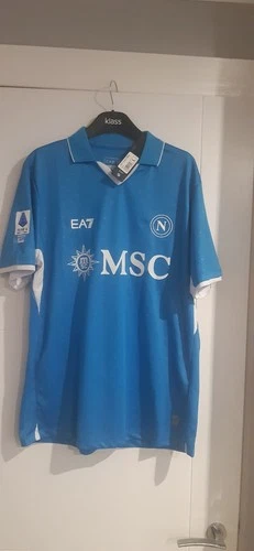 Mens napoli football shirt large