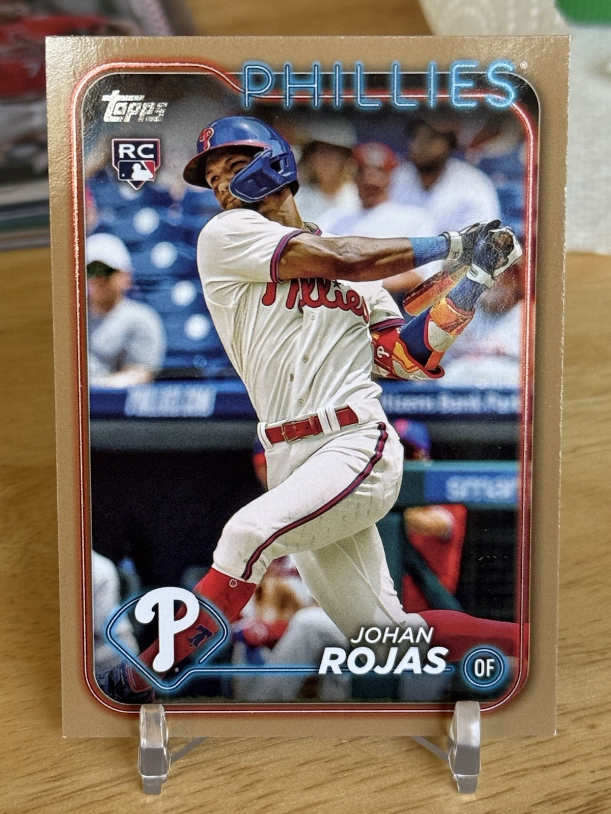 2024 Topps Series 1 Johan Rojas Rookie Gold /2024 #209 Philadelphia Phillies