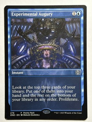#ad Experimental Augury Promo Pack: Phyrexia: All Will Be One 278 LP NM MTG Card $1.65