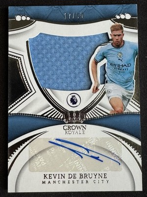 2022-23 Crown Royale Kevin De Bruyne Man City Patch Auto 17/50 Kit # City GOAT