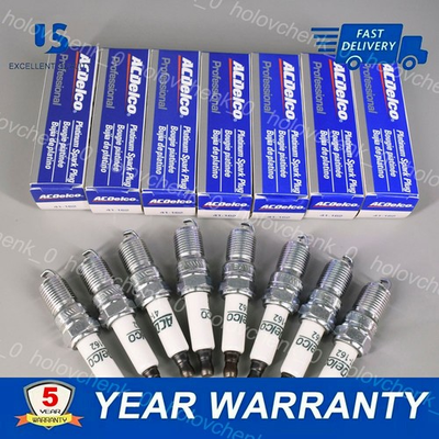 #ad 8Pcs OEM 41 162 Spark Plugs for Chevrolet Genuine 41162 Platinum 19417055 US $29.99