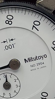 Mitutoyo 2904 Dial Depth Gauge Indicator .001in Machinist Measuring Tool NOS