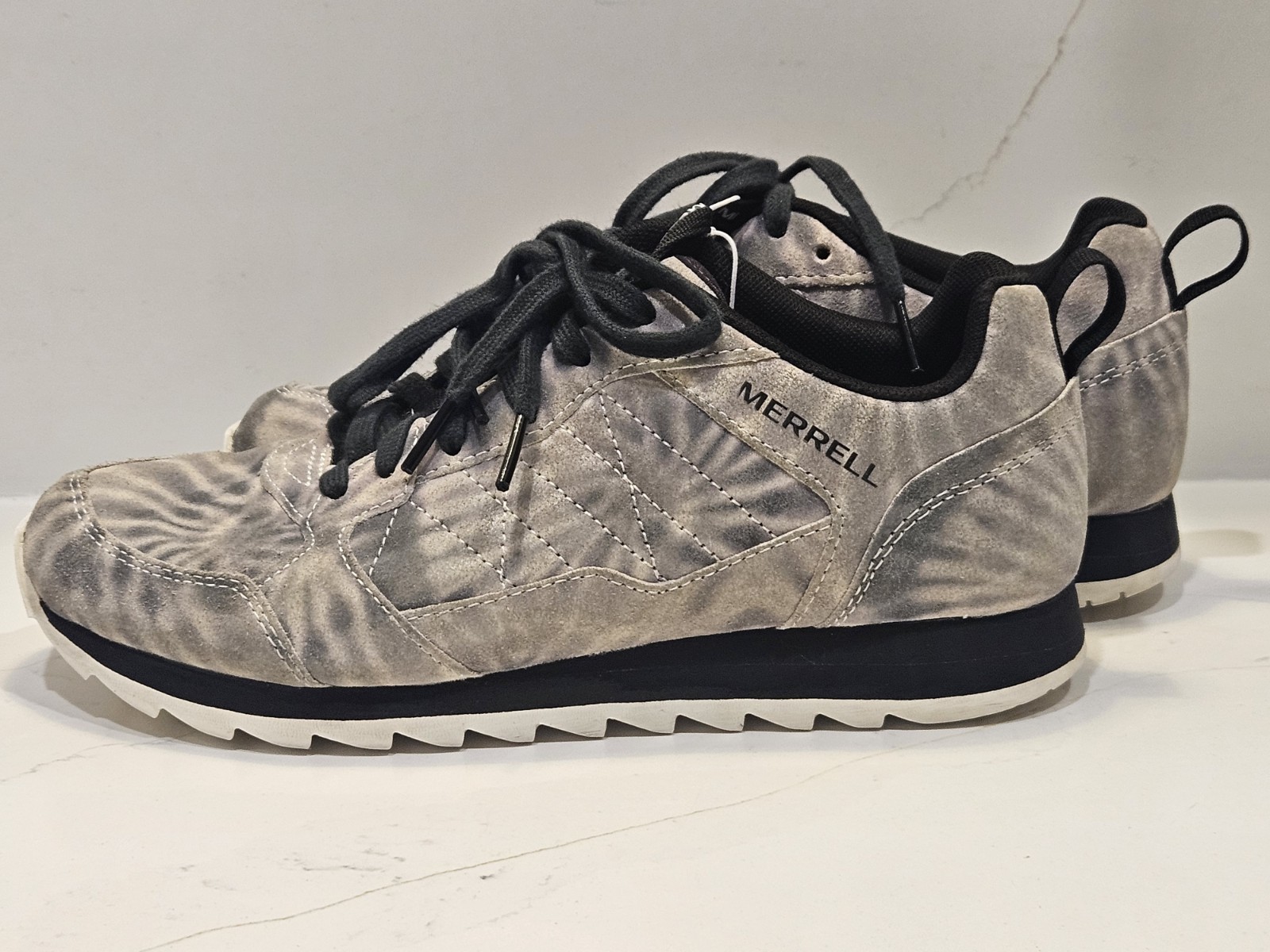 Scarpe Merrell Alpine J002273 US 7 5 grigio tie dye pelle scamosciata sneaker atletica