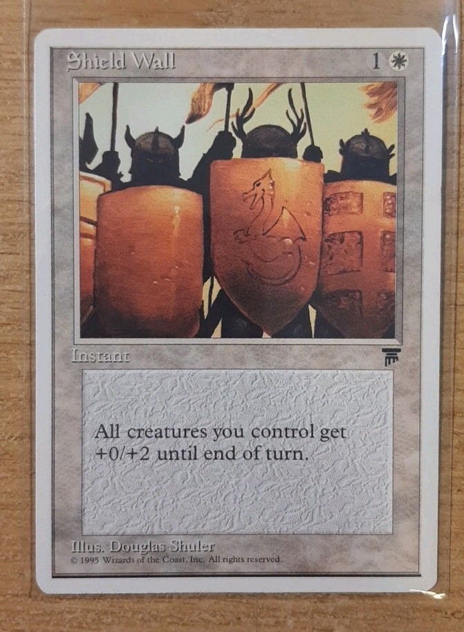 1995 MAGIC THE GATHERING CHRONICLES SHIELD WALL TD25