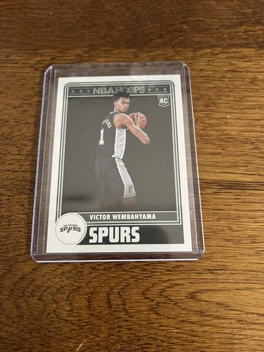Victor Wembanyama 2023-24 Panini NBA Hoops Tribute RC #298 Spurs
