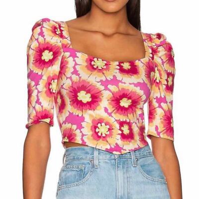 Free People Give Me More Top Size XS Pop Combo