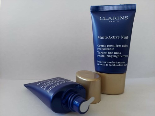 CLARINS ~ MULTI ACTIVE NUIT REVITALIZING NIGHT CREAM ~ 0.5 OZ (2PACK)-SEALED!! - Picture 4 of 4