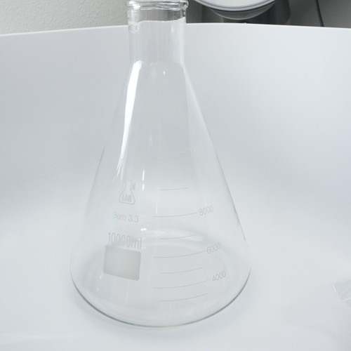 TN Lab 10000ml Conical Narrow Mouth Erlenmeyer Flask, Borosilicate Glass 10L - Picture 2 of 3