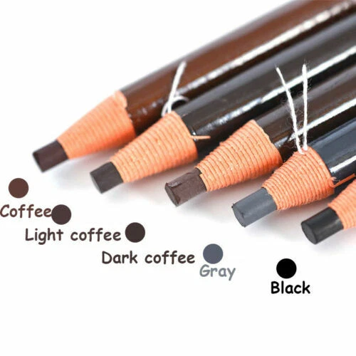 Waterproof Eyebrow Brow Eyeliner Makeup Tools Eye 2PC 5Colors Pencil Pen - Image 3 of 4