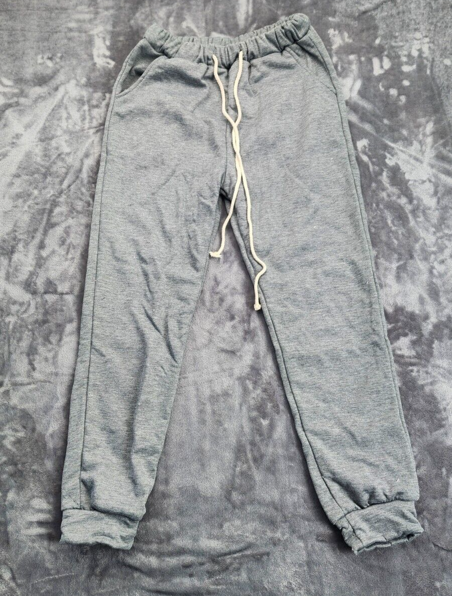 Sweatpants Women Baggy Sherpa Fleece Lined High Waist Joggers Active Size Small-image