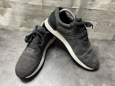 Ugg Australia Sneakers Women 10 M Adaleen Running Shoes Gray Black Suede  Fashion