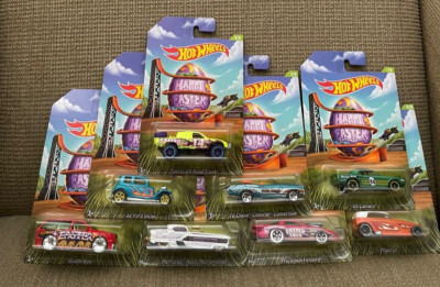 2014 Hot Wheels Happy Easter Complete Set of 8 Chevelle Camaro Vicky +  *NEW*