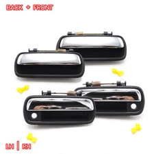 Set 4Dr Outside Outer Door Handle Fits Toyota Corona Carina AT ST171 1988 - 1993
