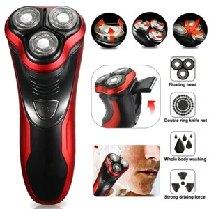 Men's Razor Rotary Waterproof Electric Shaver Pop-Up Trimmer Wet Dry Cordless US