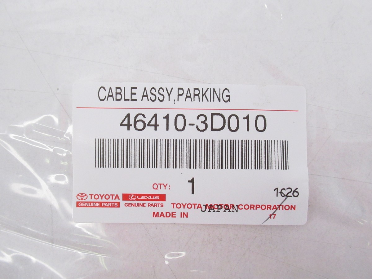 Genuine OEM Toyota 46410-3D010 Front Parking Brake Cable 1995-2004