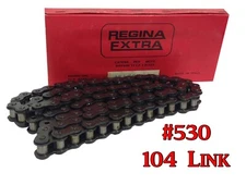 REGINA #530 Pitch x 104 Links Drive Chain Motorcycle ATV Go Kart UTV Non-Oring