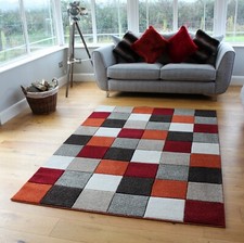 New Tartan Small Extra Large Carved Quality Thick Floor Long Runner Rugs Mats