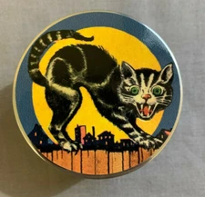 Cat and Moon Halloween Themed Aluminum Herb Grinder 63mm 4 Piece Hand Mueller 