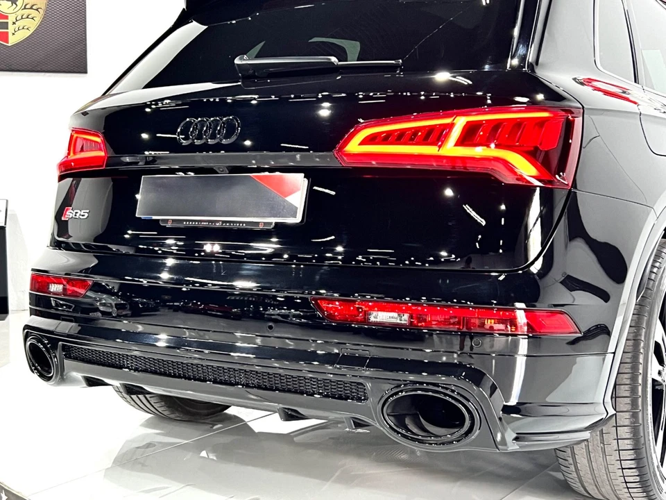 Juego de parachoques trasero BKM RS Style Upgrade con difusor para Audi Q5 SQ5 B9 Foto 2 de 4