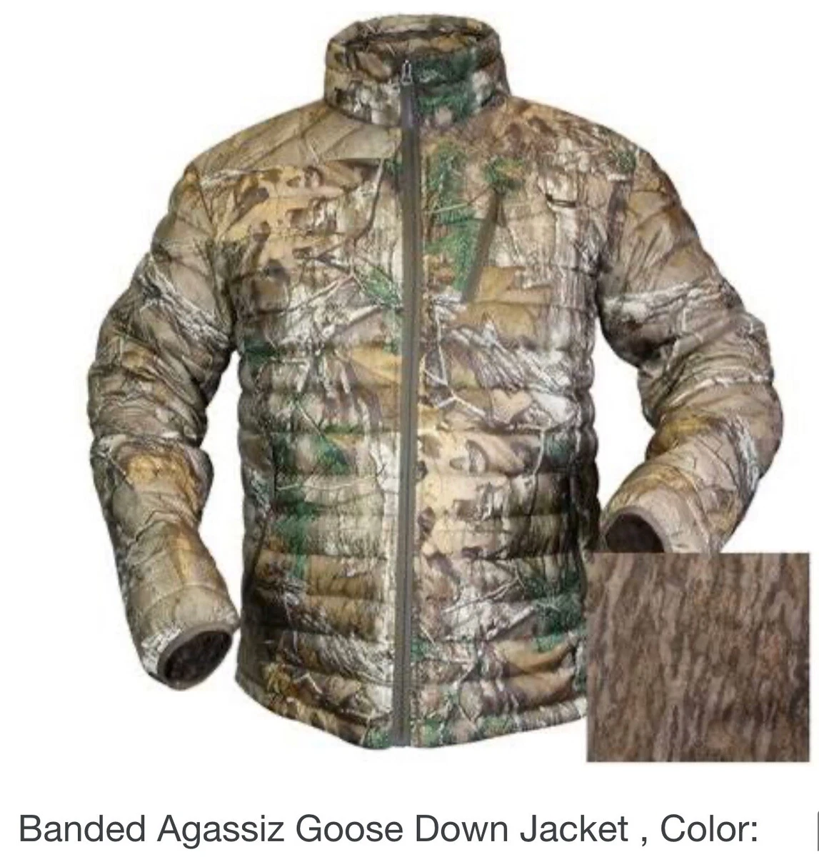 Banded agassiz goose store down jacket