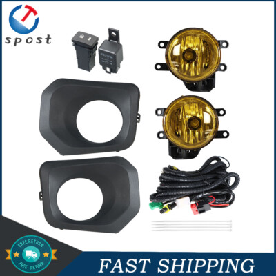 For Toyota Tacoma 2016-2020 Yellow Lens Fog Lamps Assembly W/Switch+H11 Bulbs