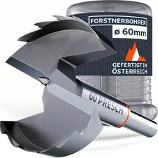 Presch Forstnerbohrer Ø 60mm - Extrem scharfer, langlebiger Astlochbohrer
