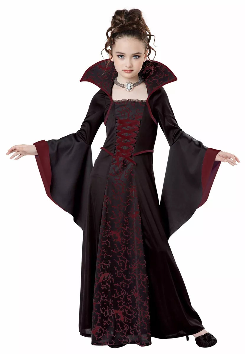Gothic Queen Royal Vampire Child Costume Fancy Dress eBay