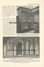 CIVDALE DEL FRIULI LOMBARD KINGS ART COSTUME  c 1938 ILLUSTRATION PRINT