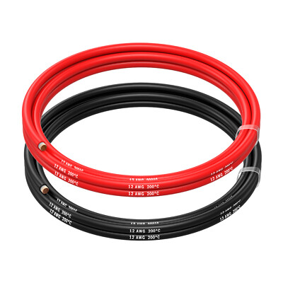 MMOBIEL 12 AWG Silikon Elektronik Kabel - 12 Gauge Verzinnte Kupferkabel 1.5 m