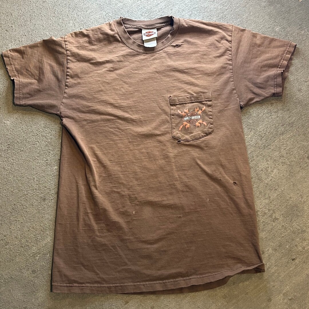 ALTRA T shirt vintage Harley Davidson Prescott Arizona distress viene fornita come da foto