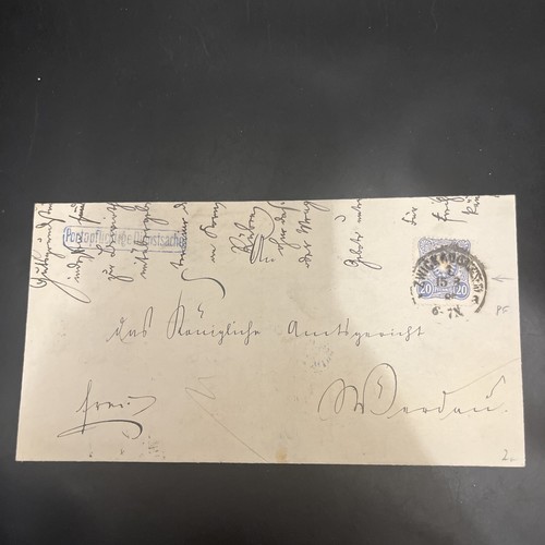 DR Dienst Brief EF #42 - Zwickau 15.08.1885 - A18