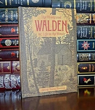 NEW Illustrated Walden Life in the Woods by Henry David Thoreau Deluxe Hardcover