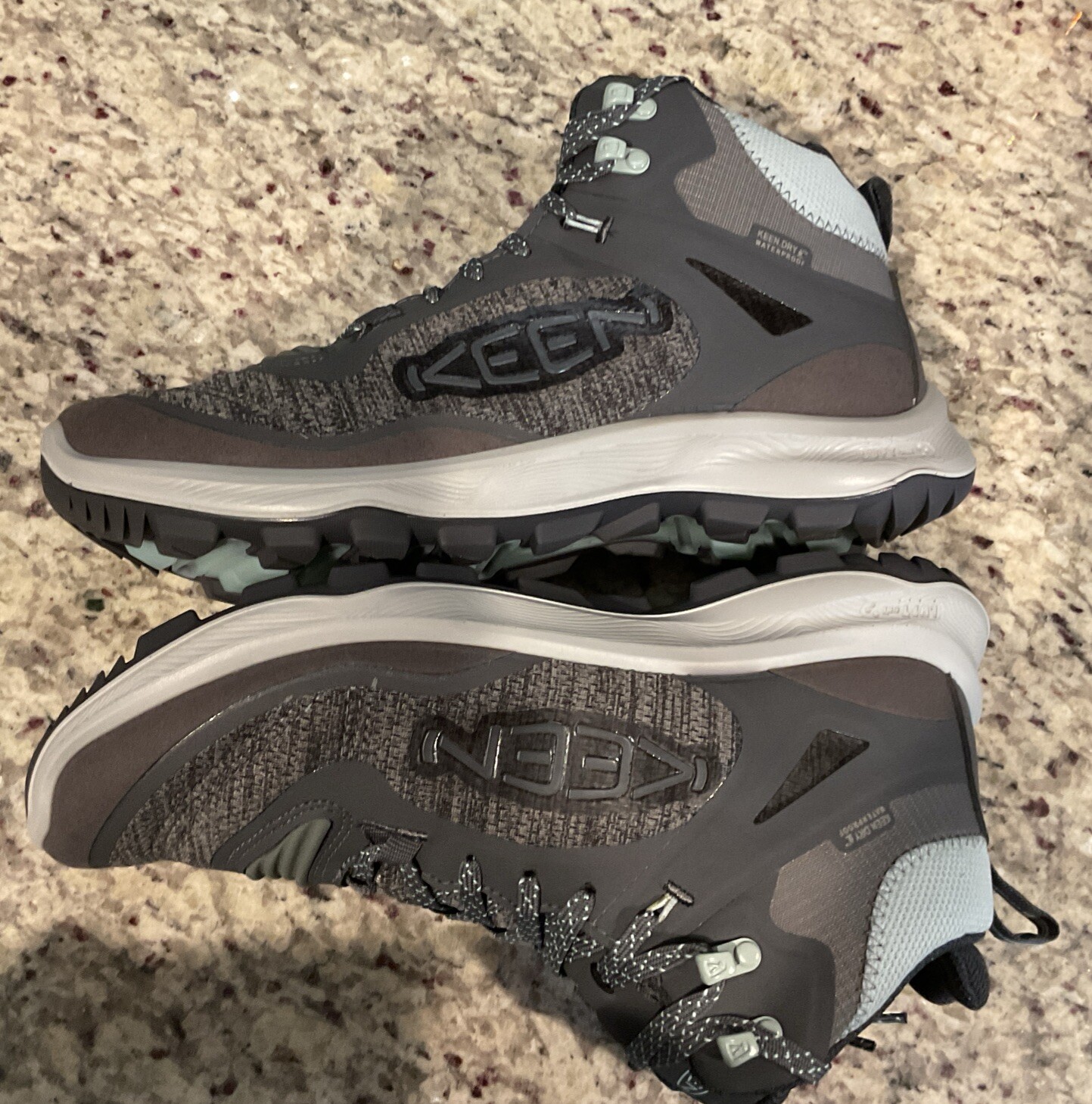 Stivali da trekking impermeabili KEEN donna taglia 8 5 M Terradora Flex magnetici blu nuvola NUOVI