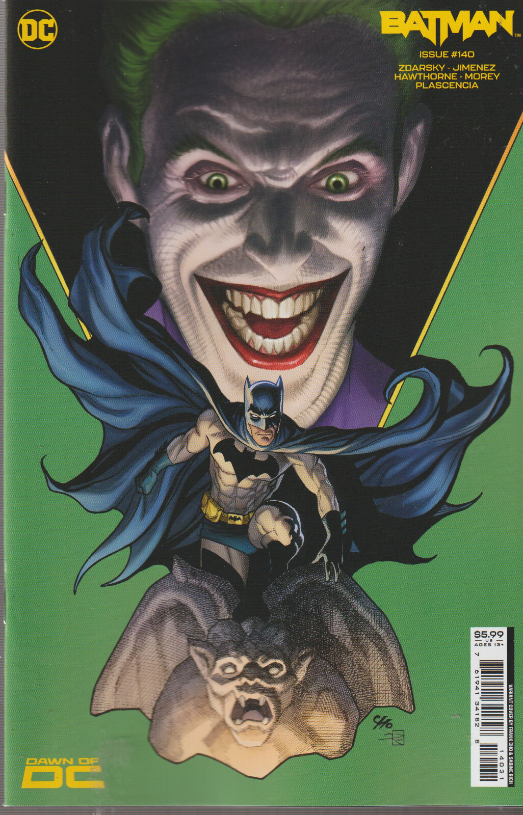 DC COMICS BATMAN #140 FEBRUARY 2024 CHO 1ST PRINT NM